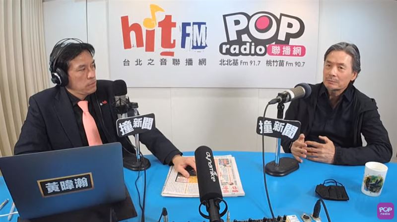 金溥聰接受專訪,砲轟傅崐萁、朱立倫。《Pop撞新聞》提供