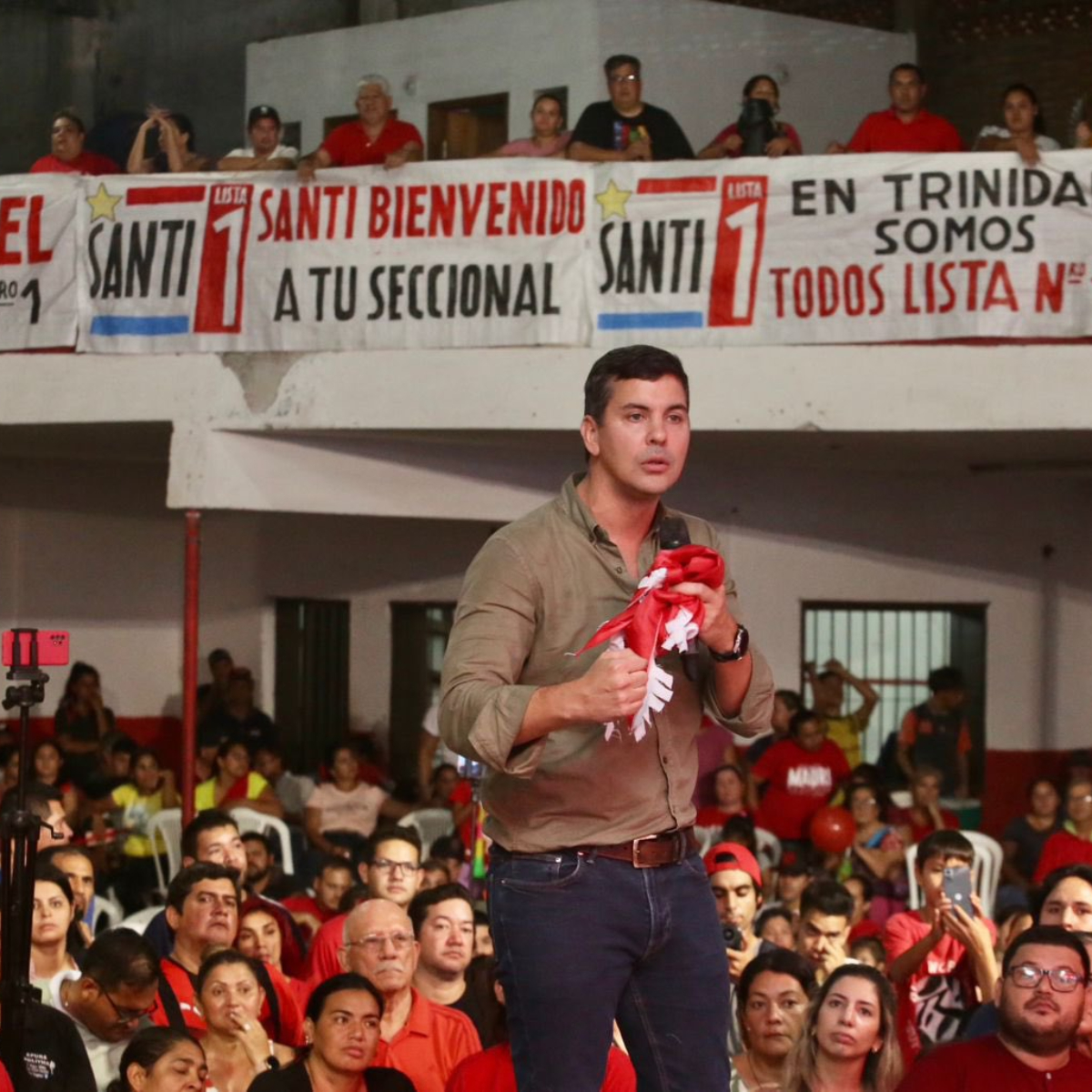 巴拉圭執政黨「國家共和聯盟」(Colorado Party)總統候選人佩納(Santiago Peña)