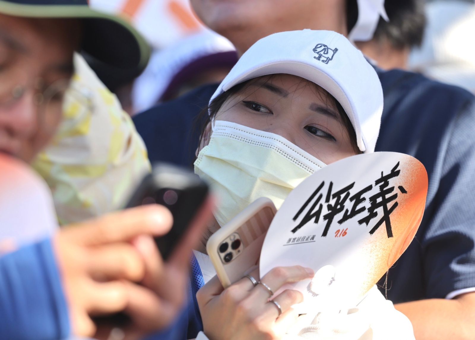 時代力量前立委黃國昌、網紅「館長」陳之漢發起「公平正義救台灣」活動,下午2點在凱道登場。林啟弘攝
