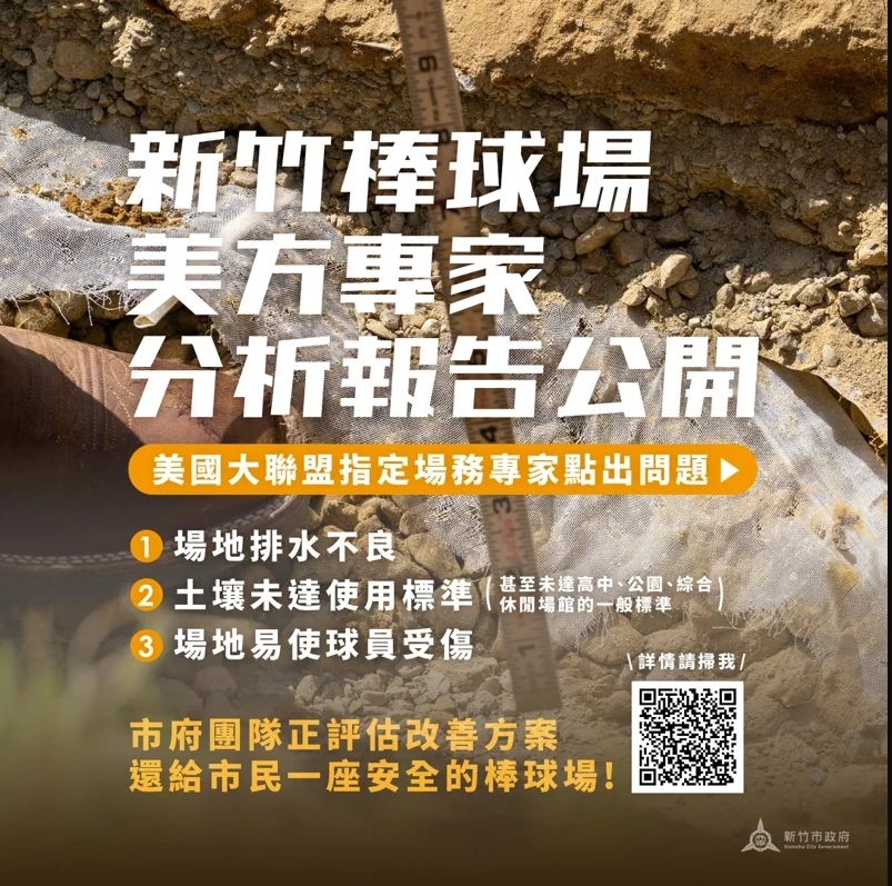 新竹市政府今天公開美方原文檢測報告,並開放公眾下載。圖/竹市府提供