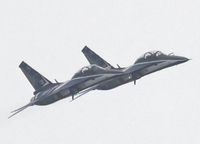 勇鷹號教練機今年首度參加國慶空中兵力展演。林啟弘攝