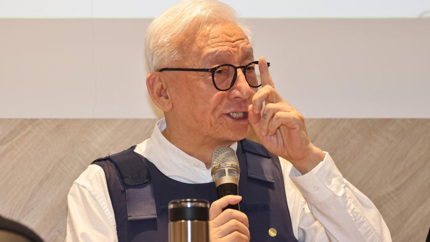 曹興誠與台灣無人機製造商接洽，計畫快速打造出100萬架攻擊無人機。資料照片／林啟弘攝