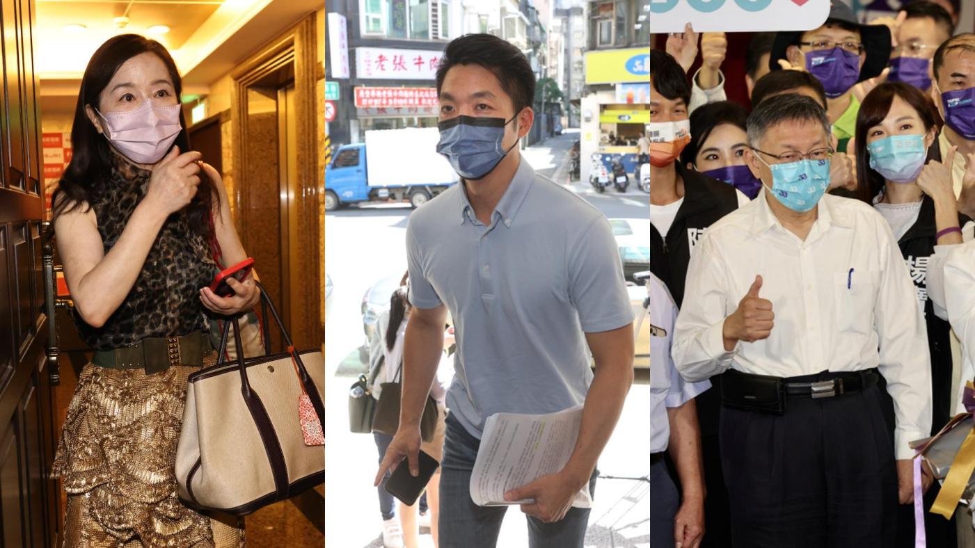 明（28日）上午10時周玉蔻將赴台北地檢署按鈴控告柯文哲、蔣萬安誹謗。周玉蔻。合成照片／林啟弘攝、中央社