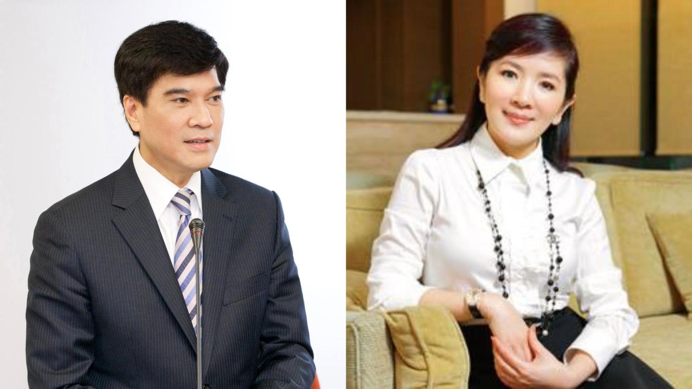 黃義交與社交名媛何麗玲有一段情。翻攝黃義交、何麗玲臉書
