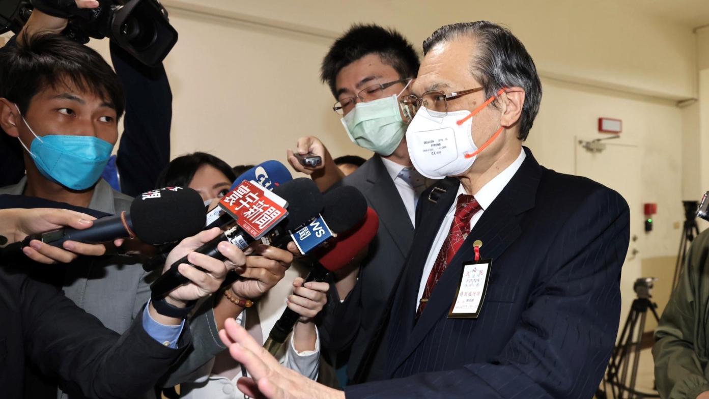 國安局長陳明通向北京當局喊話，「武力攻台，沒有贏的可能」。林啟弘攝