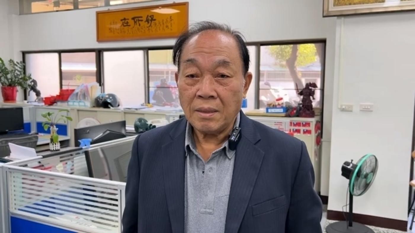 國民黨台南市黨部主委林進旺傳曾下跪議員，盼能顧全大局。辛啓松攝