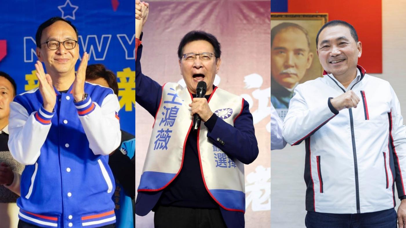 中廣董事長趙少康（中）稱自己是2024的「救援投手」，外界解讀是想要「殺朱（朱立倫）卡侯（侯友宜）」。翻攝臉書
