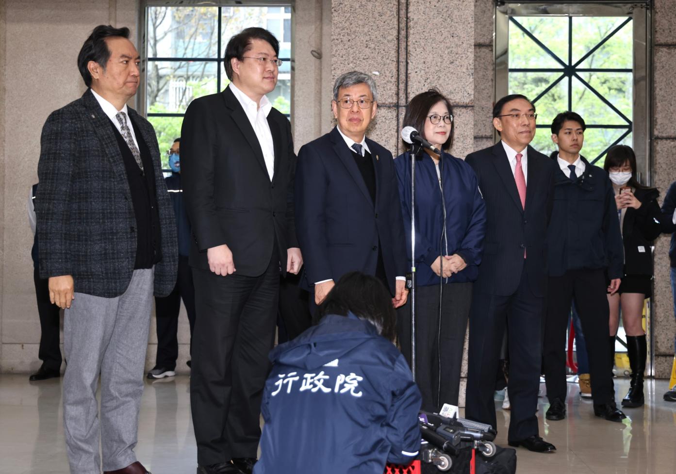 行政院長陳建仁今上午出席111年「第七波安居緝毒專案」成果記者會。林啟弘攝
