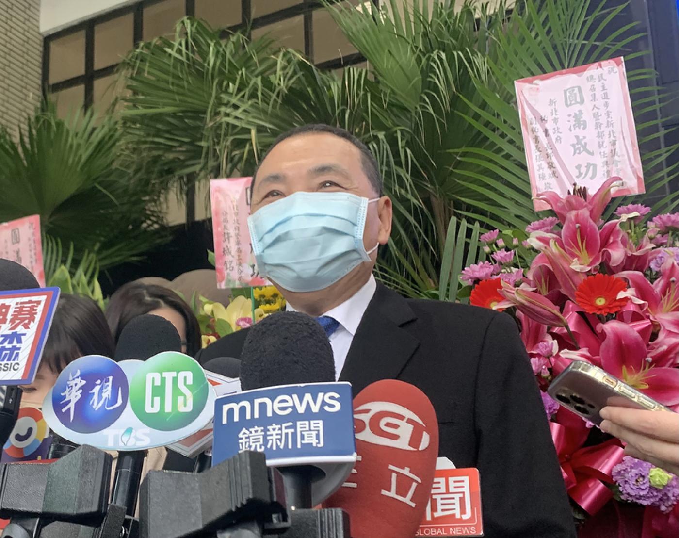 新北市長侯友宜是否參選2024，國民黨內呼籲要儘早表態。中央社