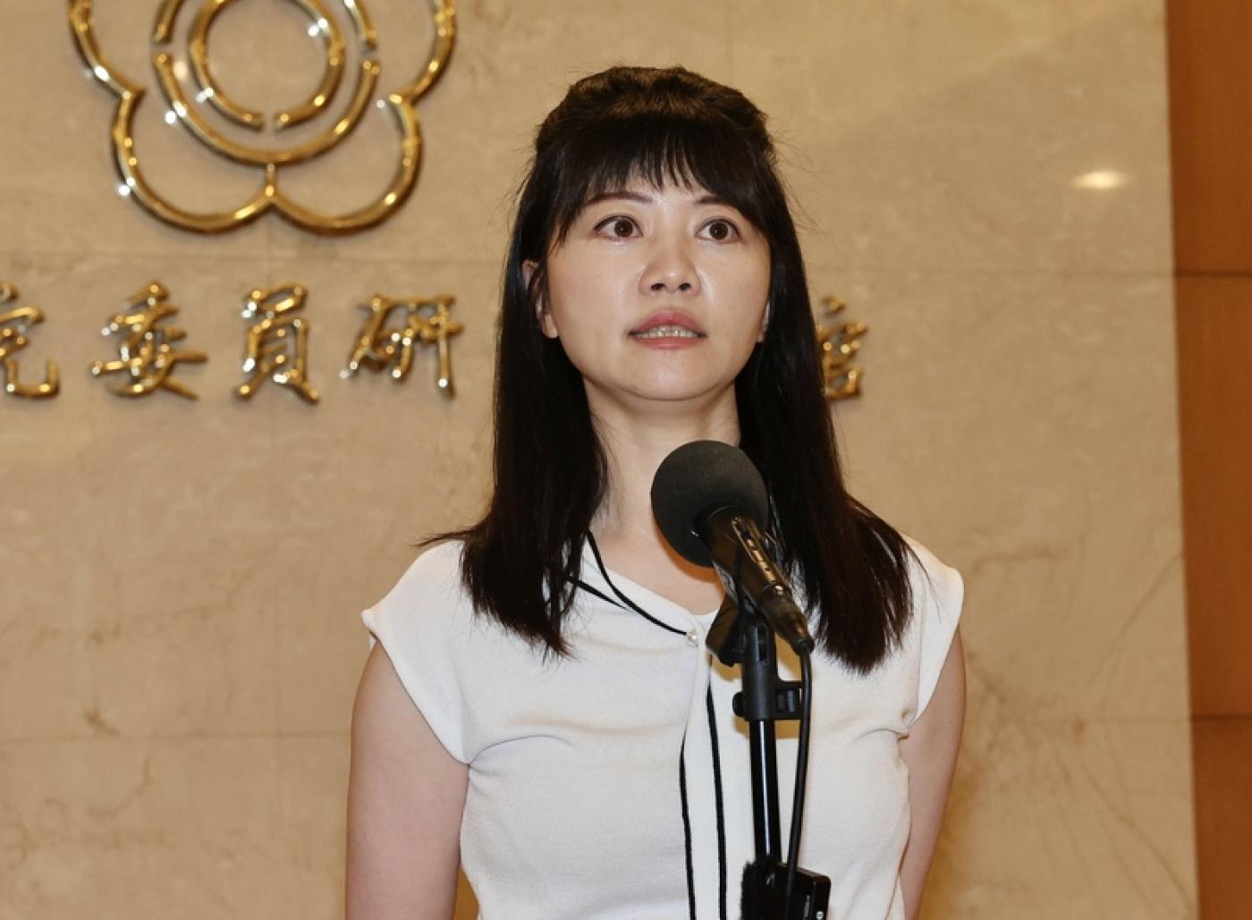 民進黨立委高嘉瑜。中央社