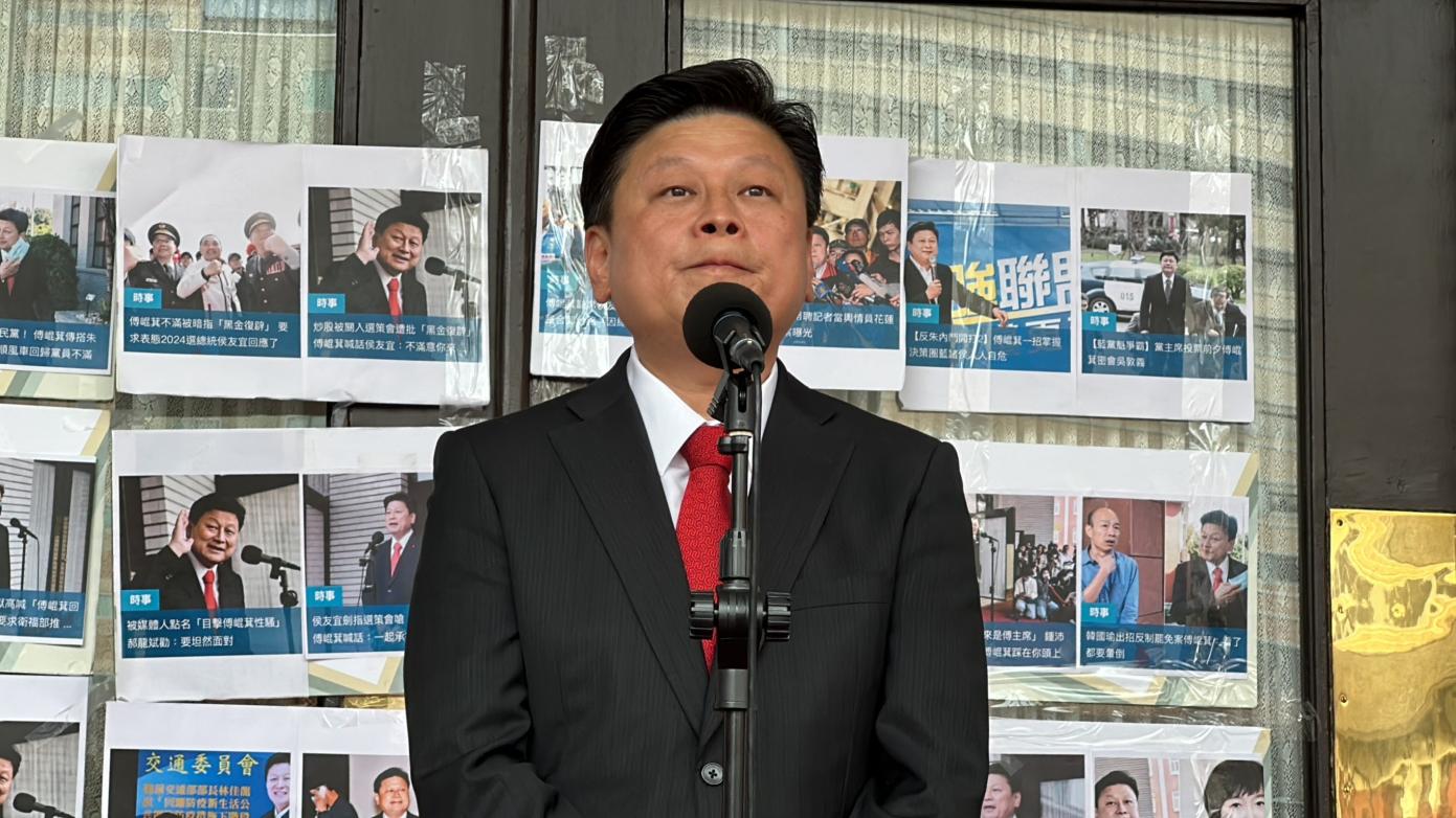 國民黨立委傅崐萁。林啟弘攝