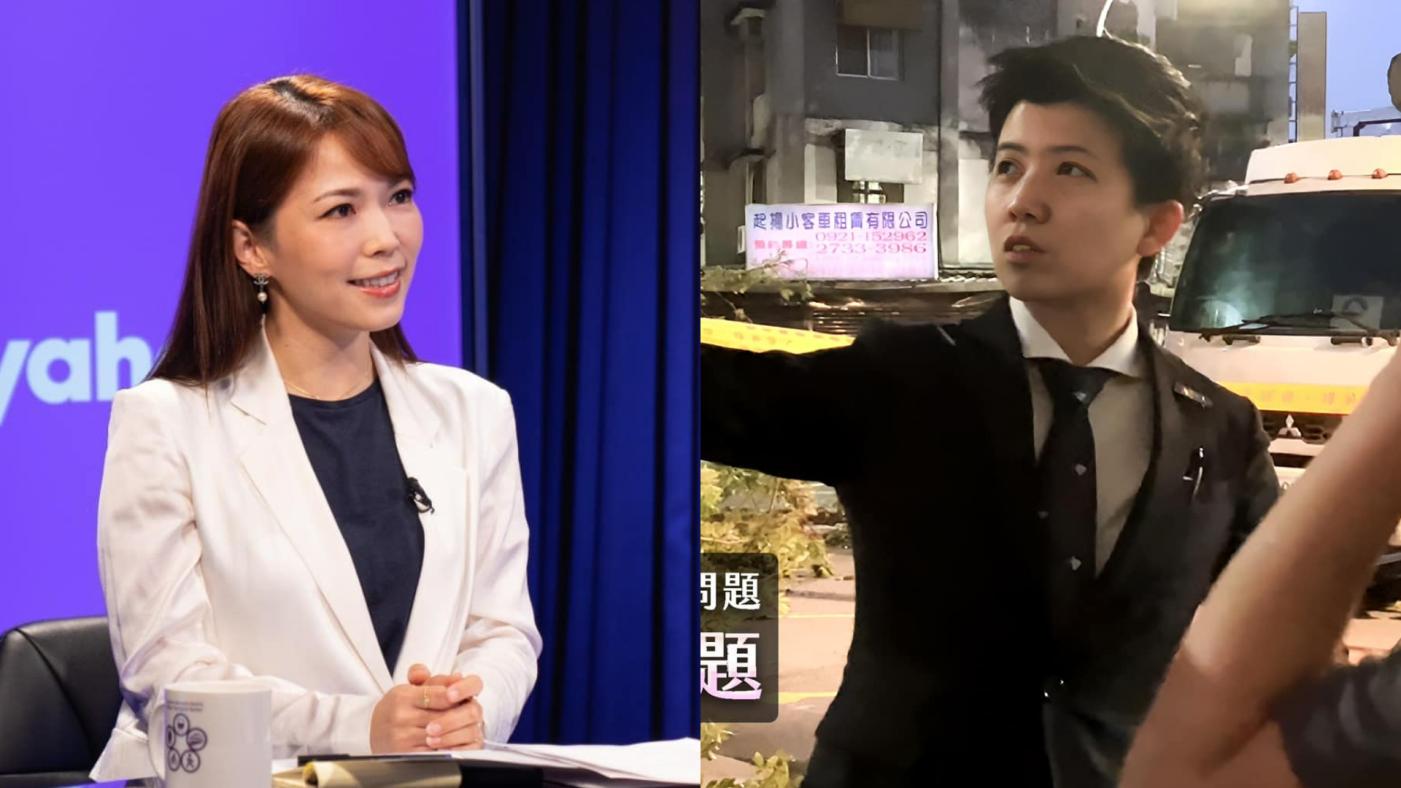 台灣民眾黨主席柯文哲辦公室發言人陳智菡(左)及台北市議員苗博雅(右)因北流在臉書互批。翻攝兩人臉書