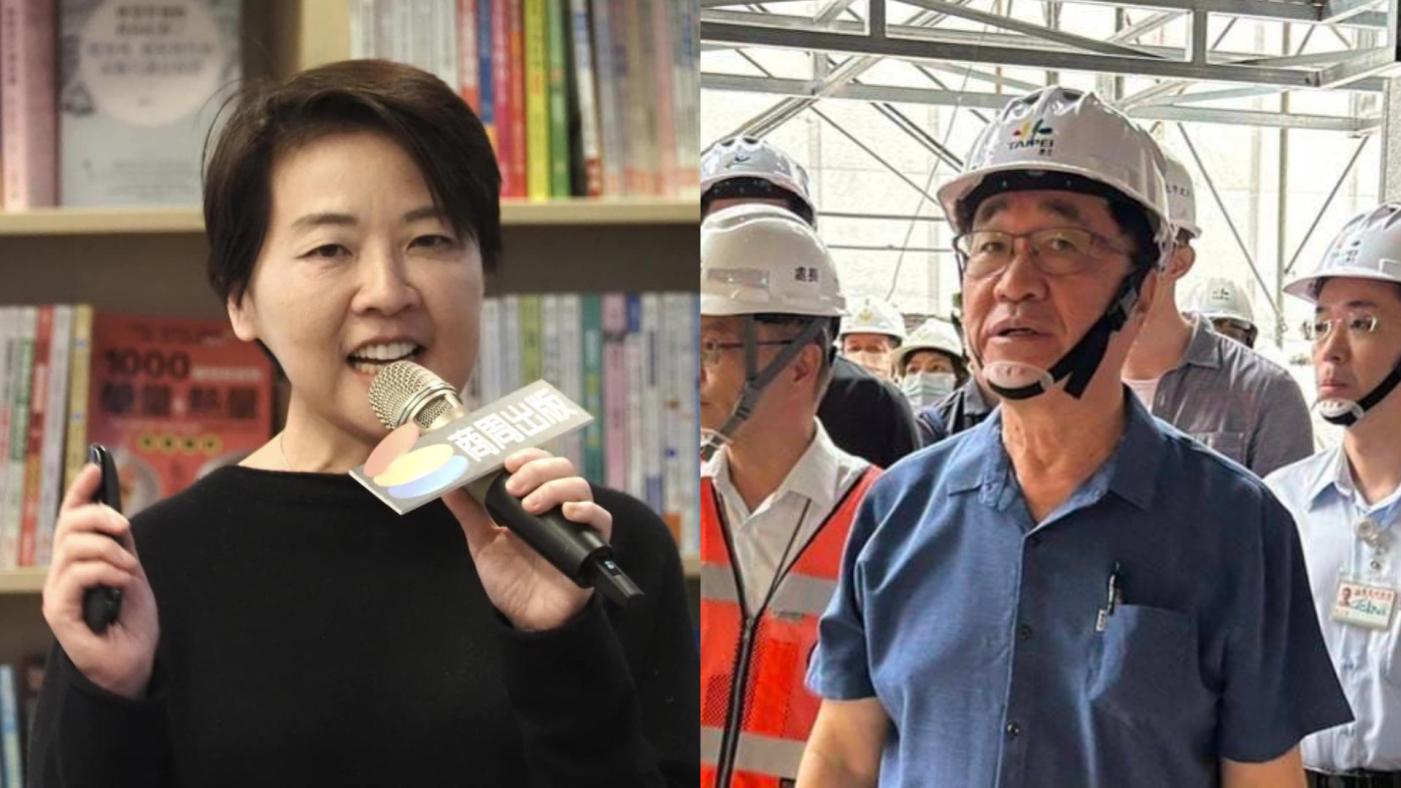 北流1.9億履約爭議款，台北市前副市長黃珊珊槓上現任副市長李四川。翻攝兩人臉書