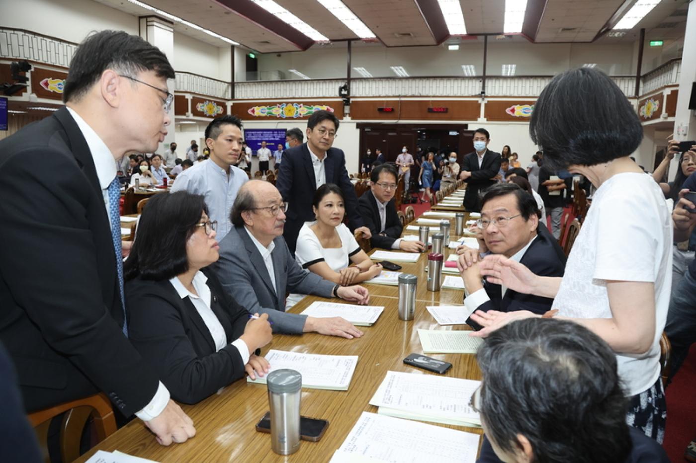 立法院臨時會經濟等6委員會聯席會議24日無異議通過「台美21世紀貿易倡議」首批協定。中央社