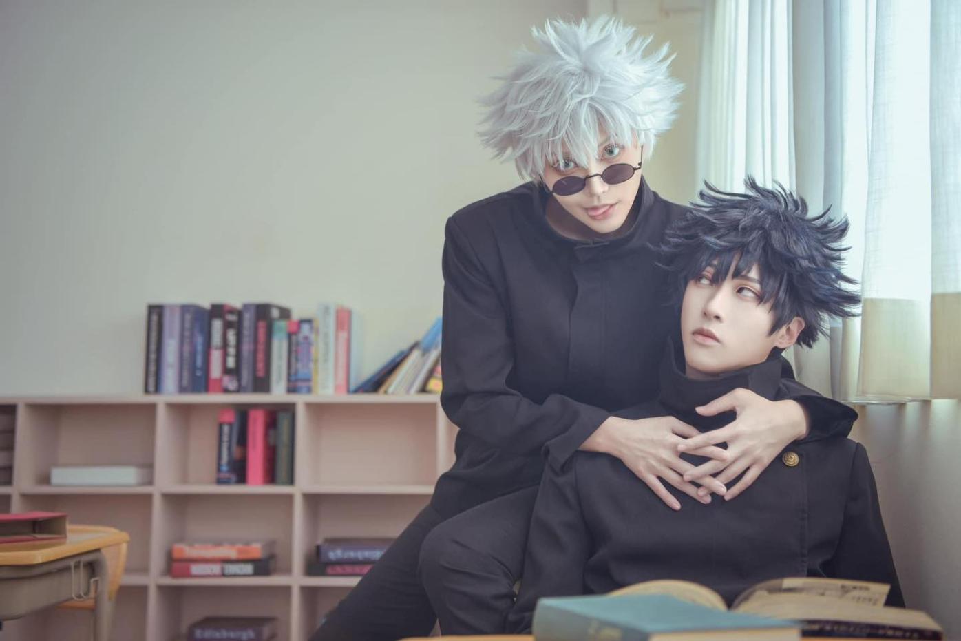 曾玟學分享與賴品妤一起cosplay的照片。翻攝曾玟學臉書