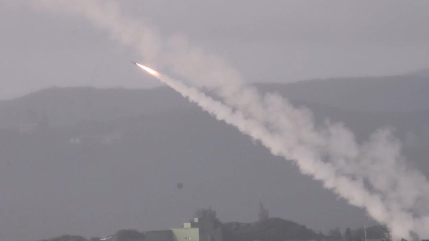 愛國者二型發射圖。TaiwanADIZ粉絲專頁提供