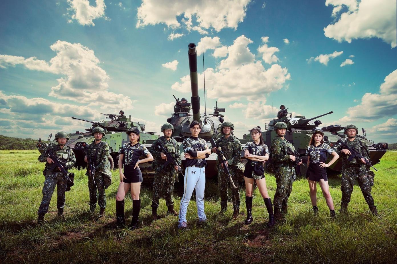 陸軍與中華職棒舉辦熱情阿迷趴（ARMY PARTY）。國軍第三作戰區提供