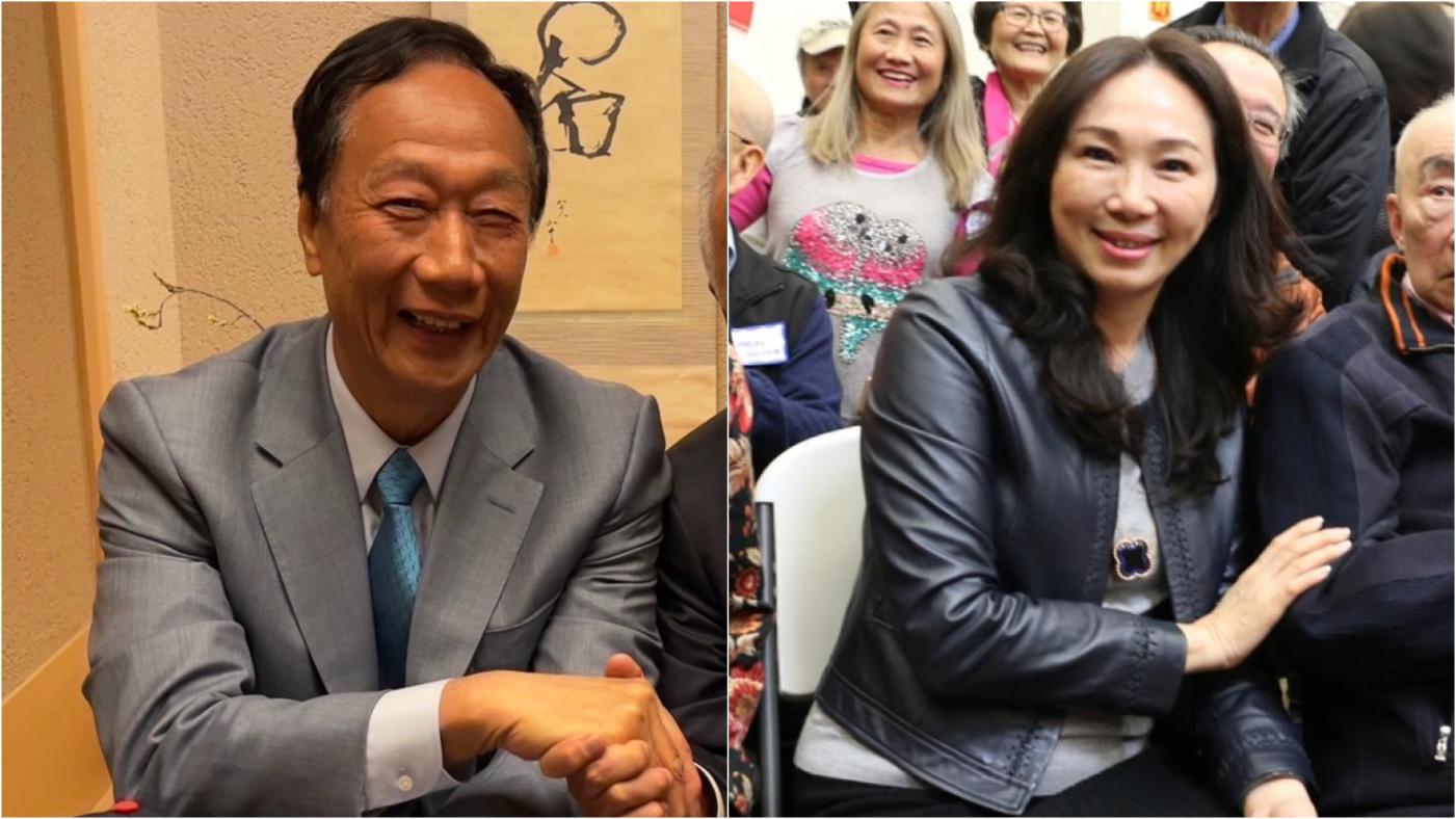 郭台銘副手人選，傳謝典林系統鎖定李佳芬。翻攝郭台銘臉書、高雄市政府提供