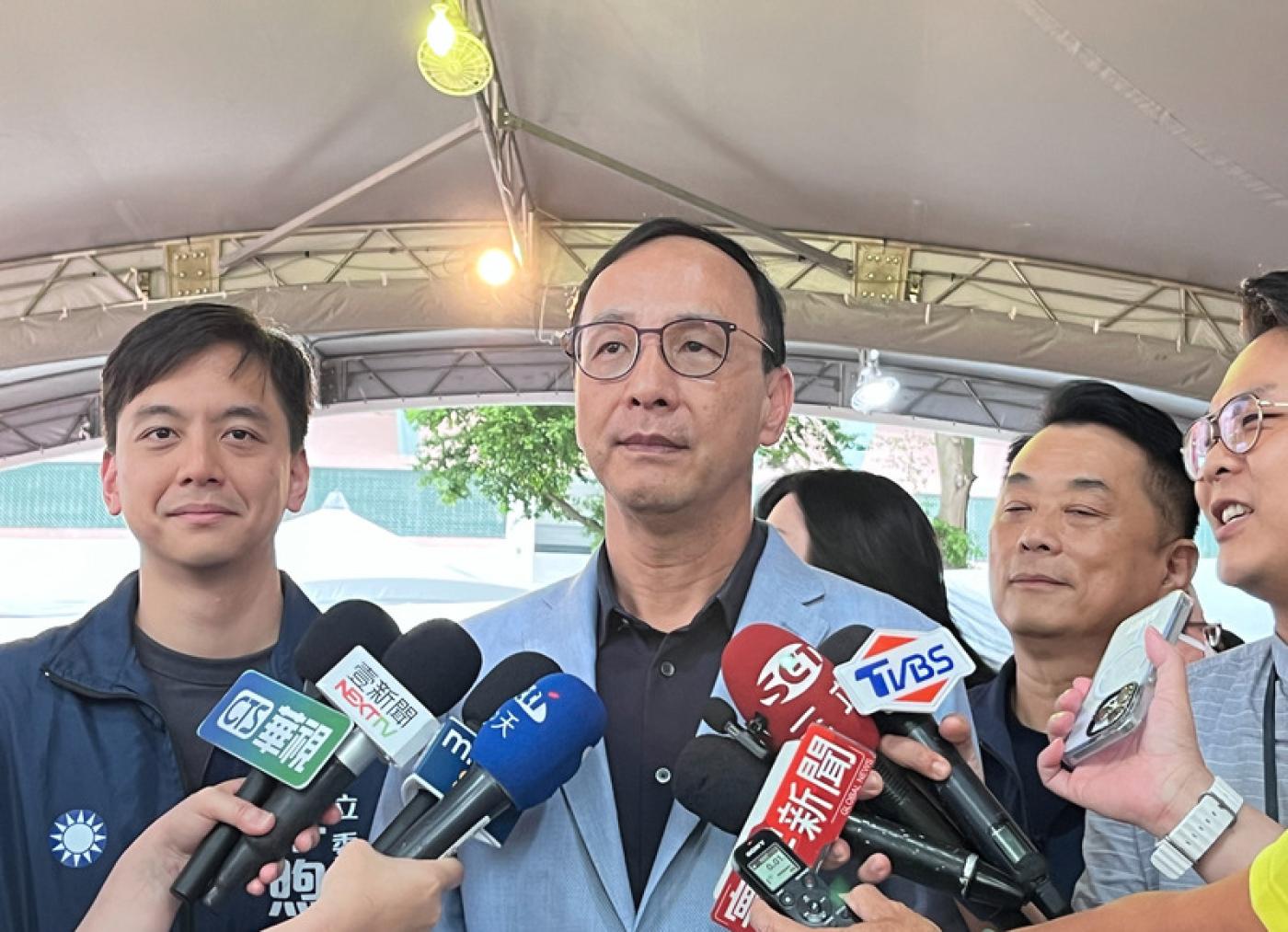 朱立倫指任何人違反黨紀都要嚴正處理。資料照片／中央社