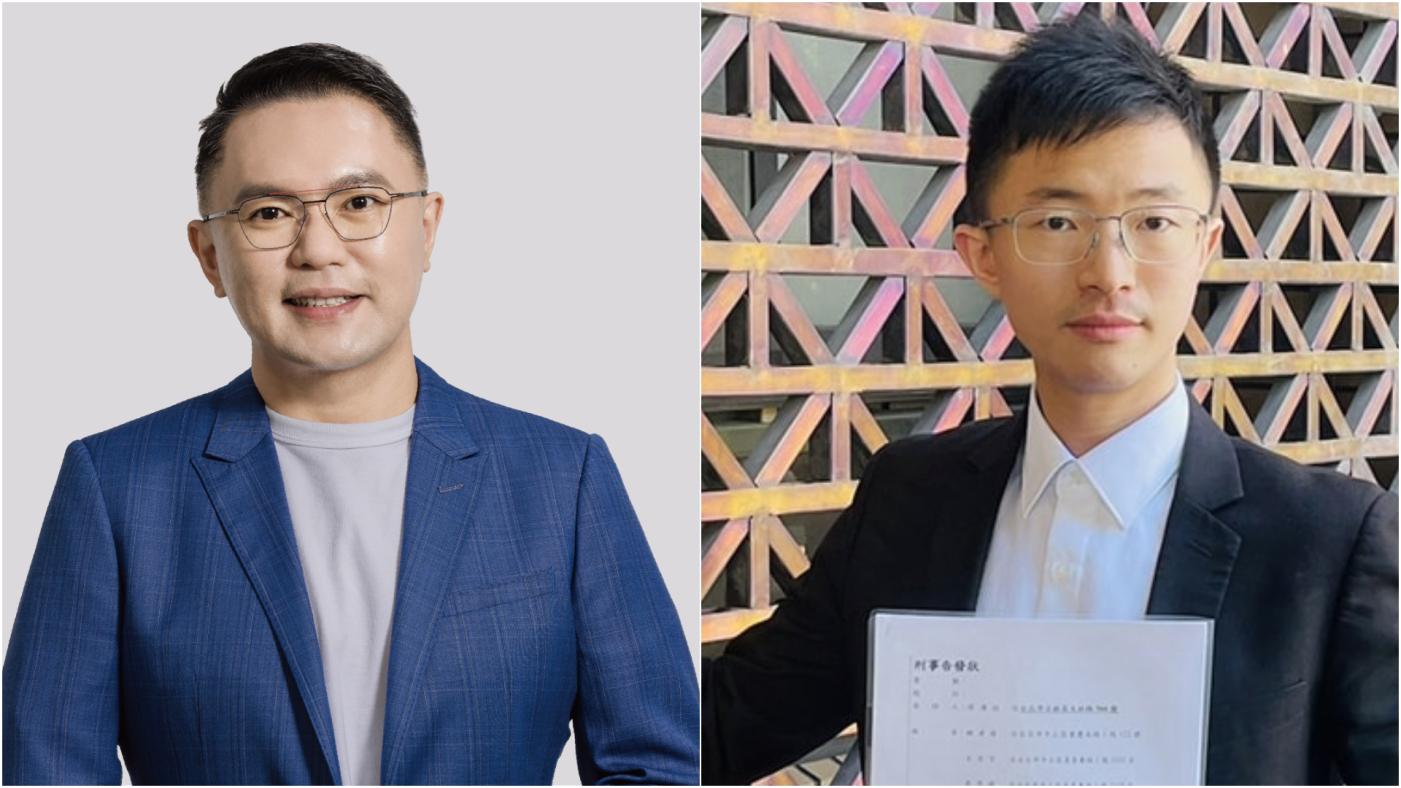 張斯綱（左）23日表示，願與侯漢廷（右）用民調整合出一位候選人，爭取在野勝選。翻攝兩人臉書