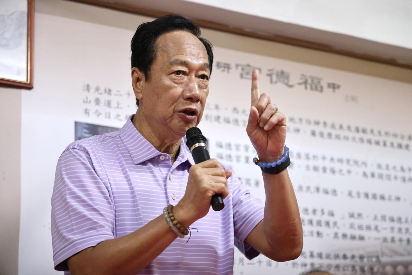鴻海創辦人郭台銘。林啟弘攝