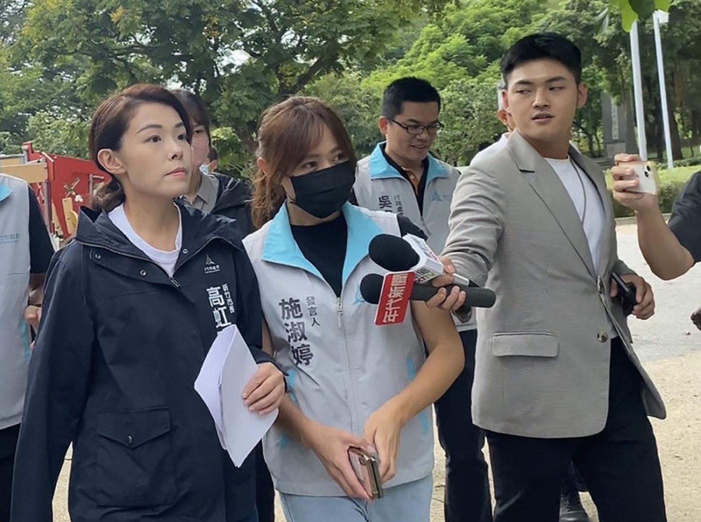 新竹市長高虹安遭爆料，放任男友約談府內人員、局長，喬標案、喬事情，議員斥形同後宮干政。中央社