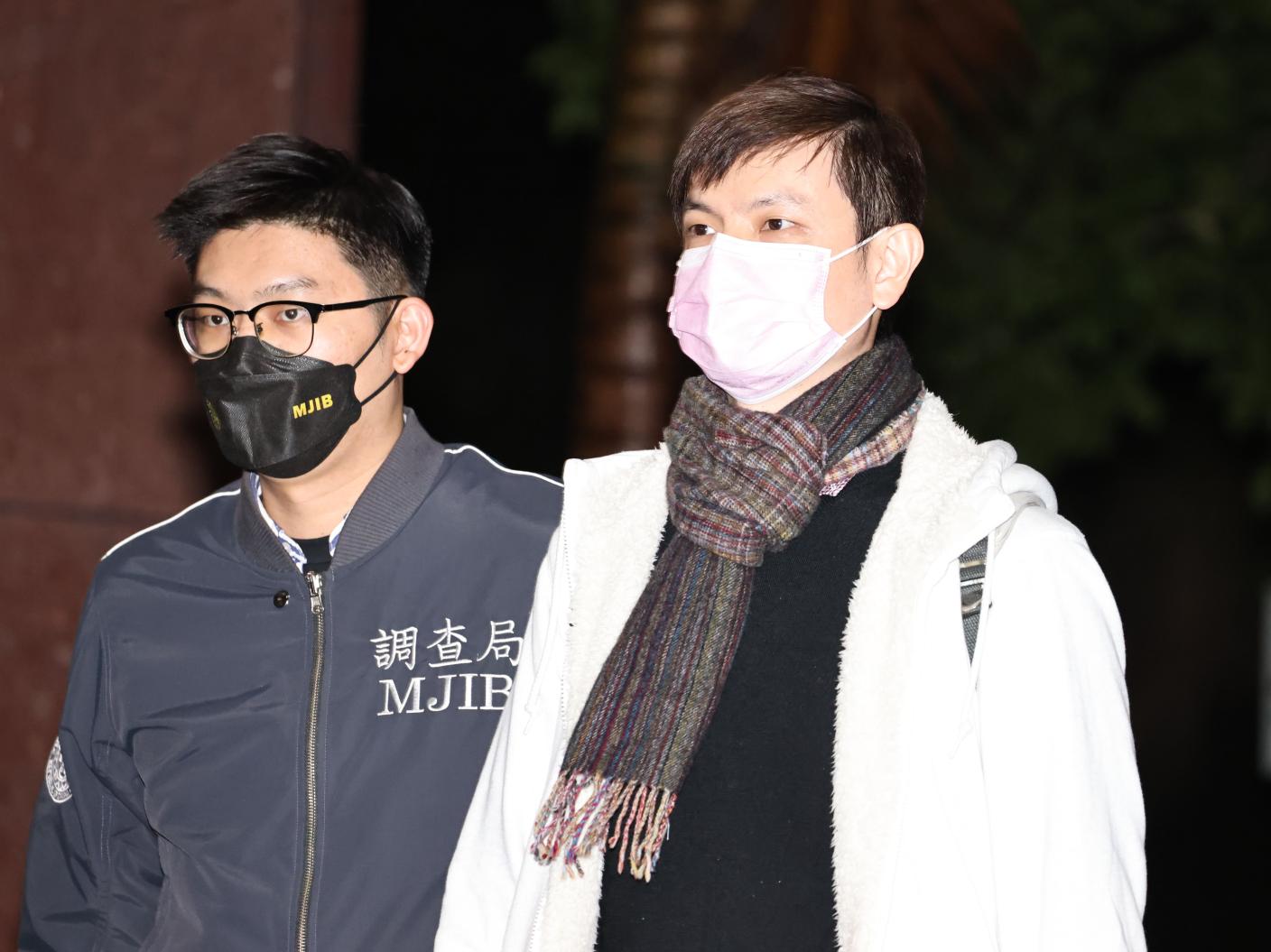 高虹安男友李忠庭（右）11日發5點聲明回應有關干政及豪宅爭議。資料照片／林啟弘攝