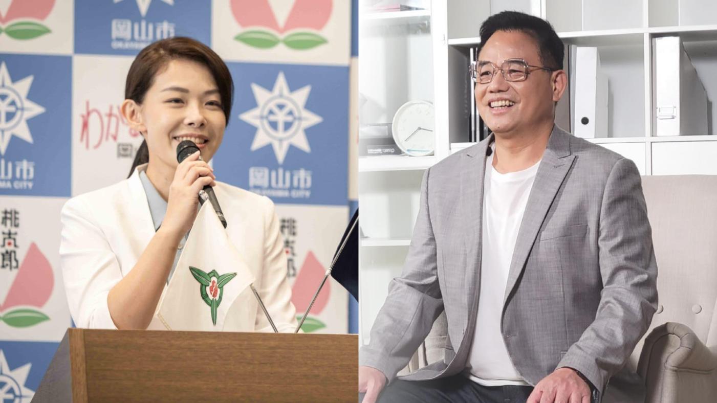 高虹安（左）爭議連環爆，林耕仁（右）在狠酸機率不大，但都是剛好而已。翻攝兩人臉書