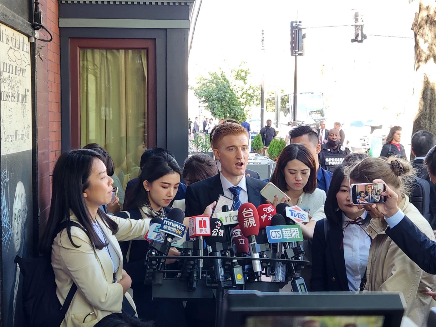  孔明尚不認為台灣是世界上最危險的地方。陳明旺攝