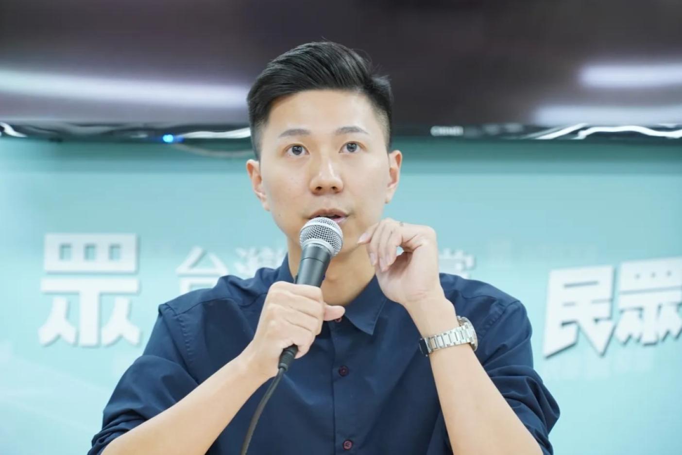 民眾黨發言人李頂立接任文宣部主任。民眾黨提供
