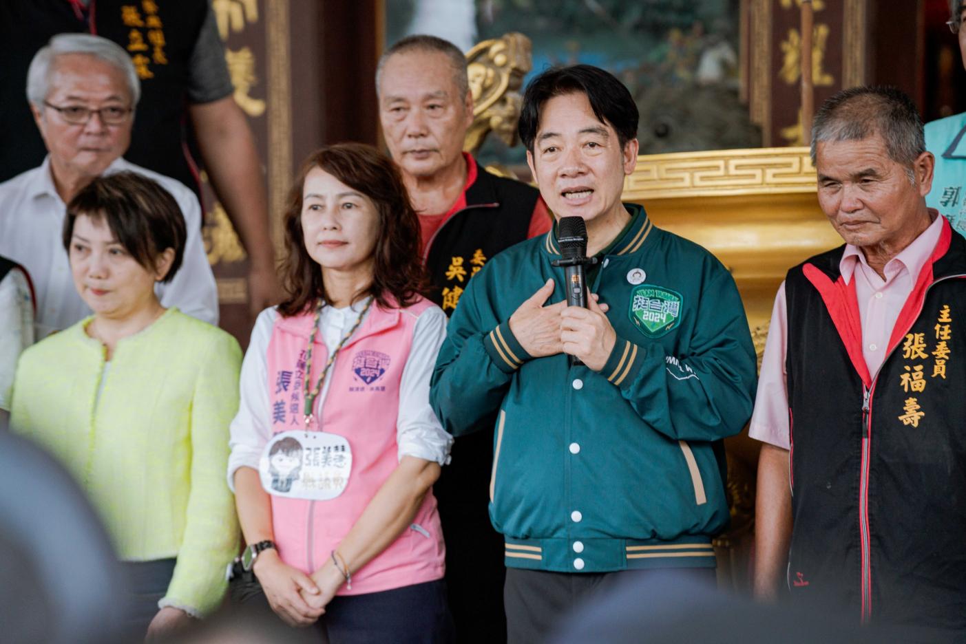 賴清德今在花蓮鬆口，要把蕭美琴送進總統府，引發外界「賴蕭配」有譜揣測。賴清德競辦提供