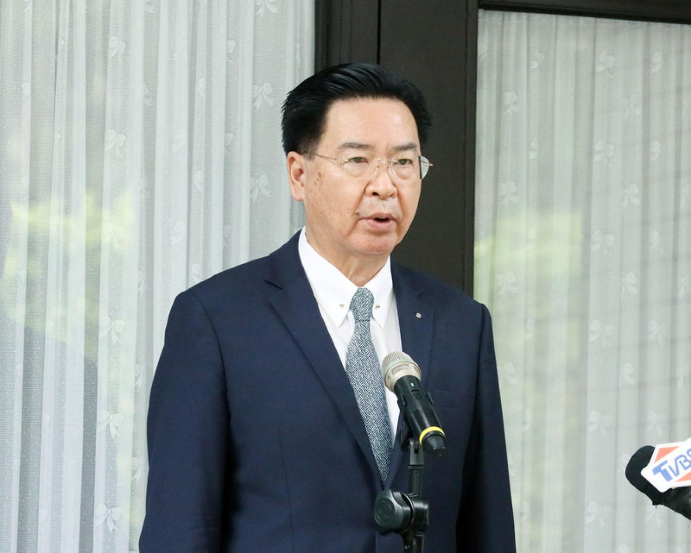 外交部長吳釗燮。中央社
