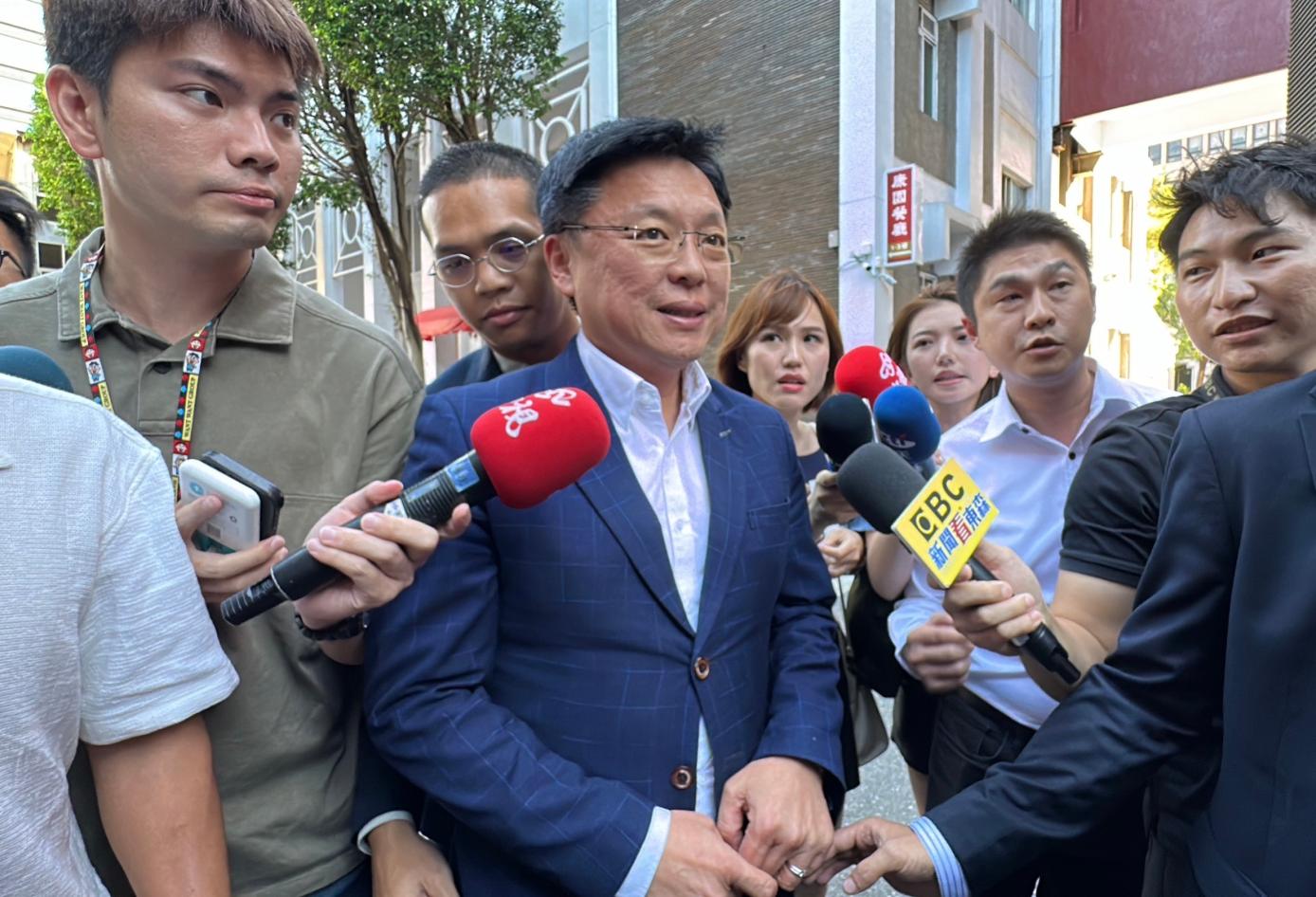 趙天麟因婚外情退選後，今出席立法院國防及外交委員會會議。林啟弘攝