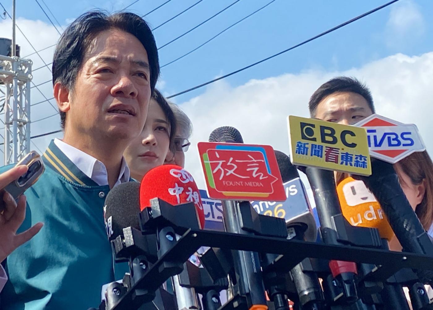 民進黨總統參選人賴清德。中央社