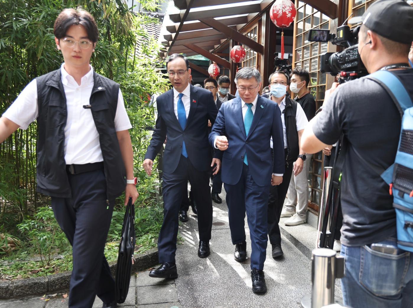 藍白作日進行首場政黨協商。林啟弘攝