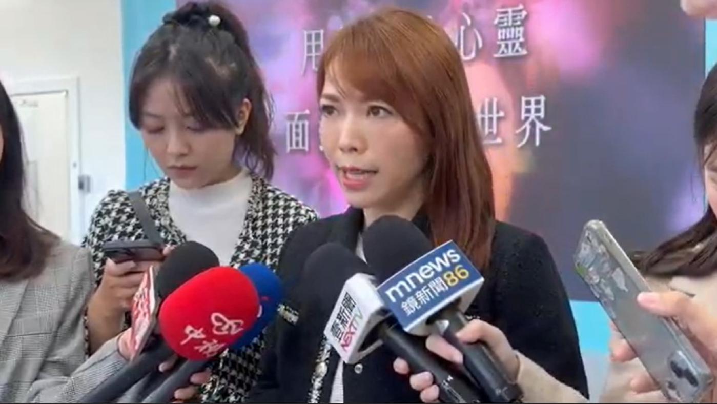 民眾黨總統參選人柯文哲競選發言人陳智菡。翻攝民眾黨提供影片