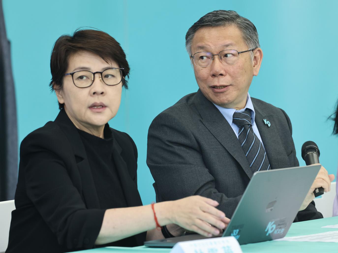 黃珊珊22日在臉書重申，柯文哲將以台灣民眾黨總統候選人身分拚戰到底。資料照片／林啟弘攝