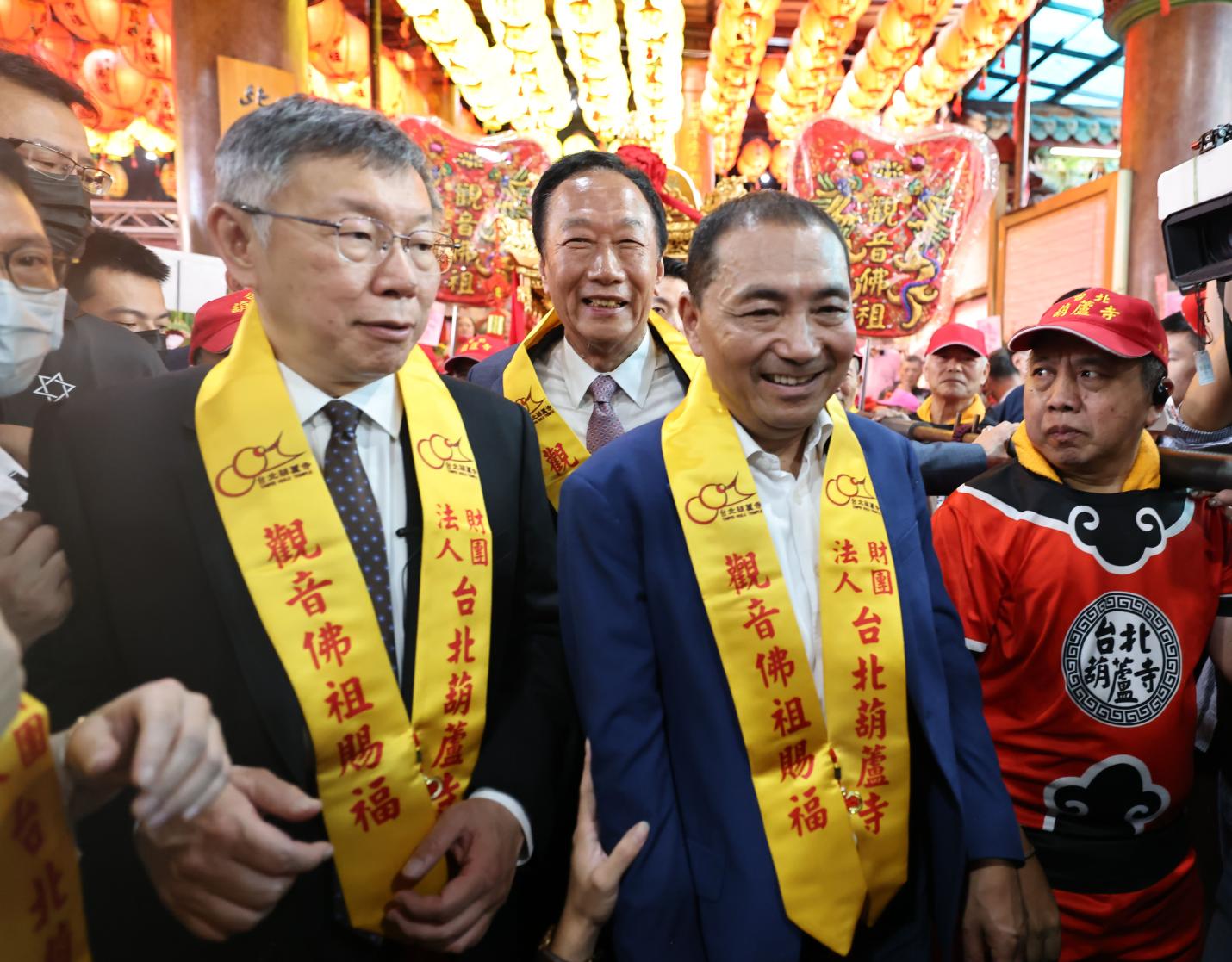柯文哲、郭台銘及侯友宜3人23日是否會碰面，備受關注。資料照片／林啟弘攝