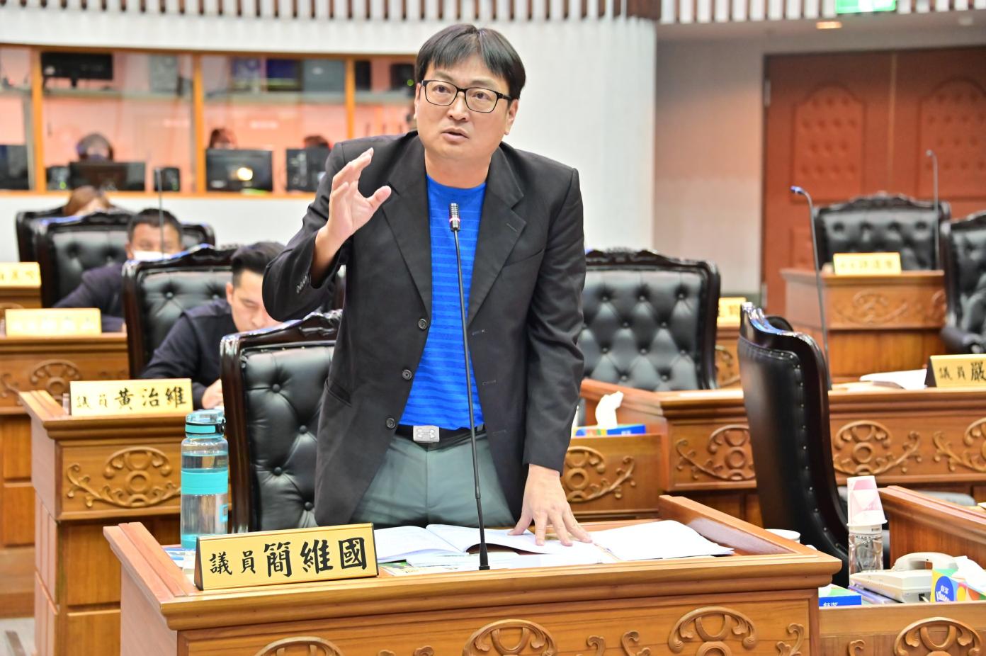 民進黨台東縣黨部主委、縣議員簡維國酒駕肇事，酒測值達0.16毫克。翻攝簡維國臉書