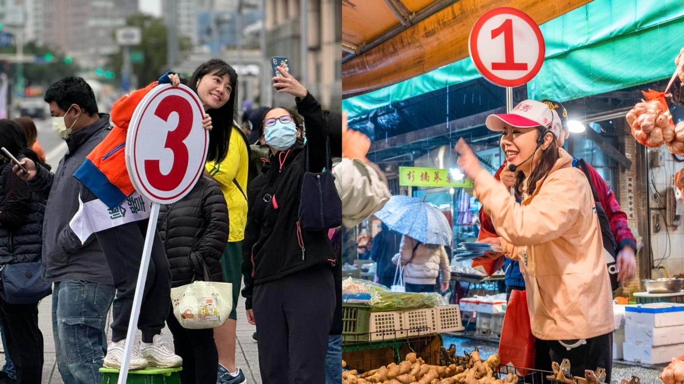 高嘉瑜（左）在選舉公報放負面文宣，李彥秀（右）已委託律師向士林地檢署遞狀提告。翻攝兩人臉書