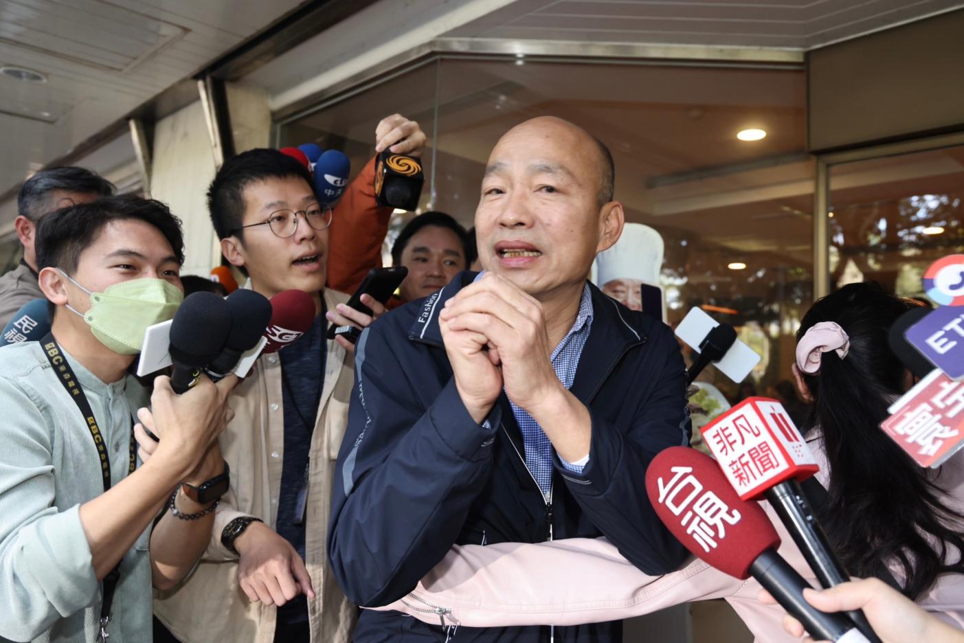 韓國瑜18日宴請多位國民黨立委。林啟弘攝