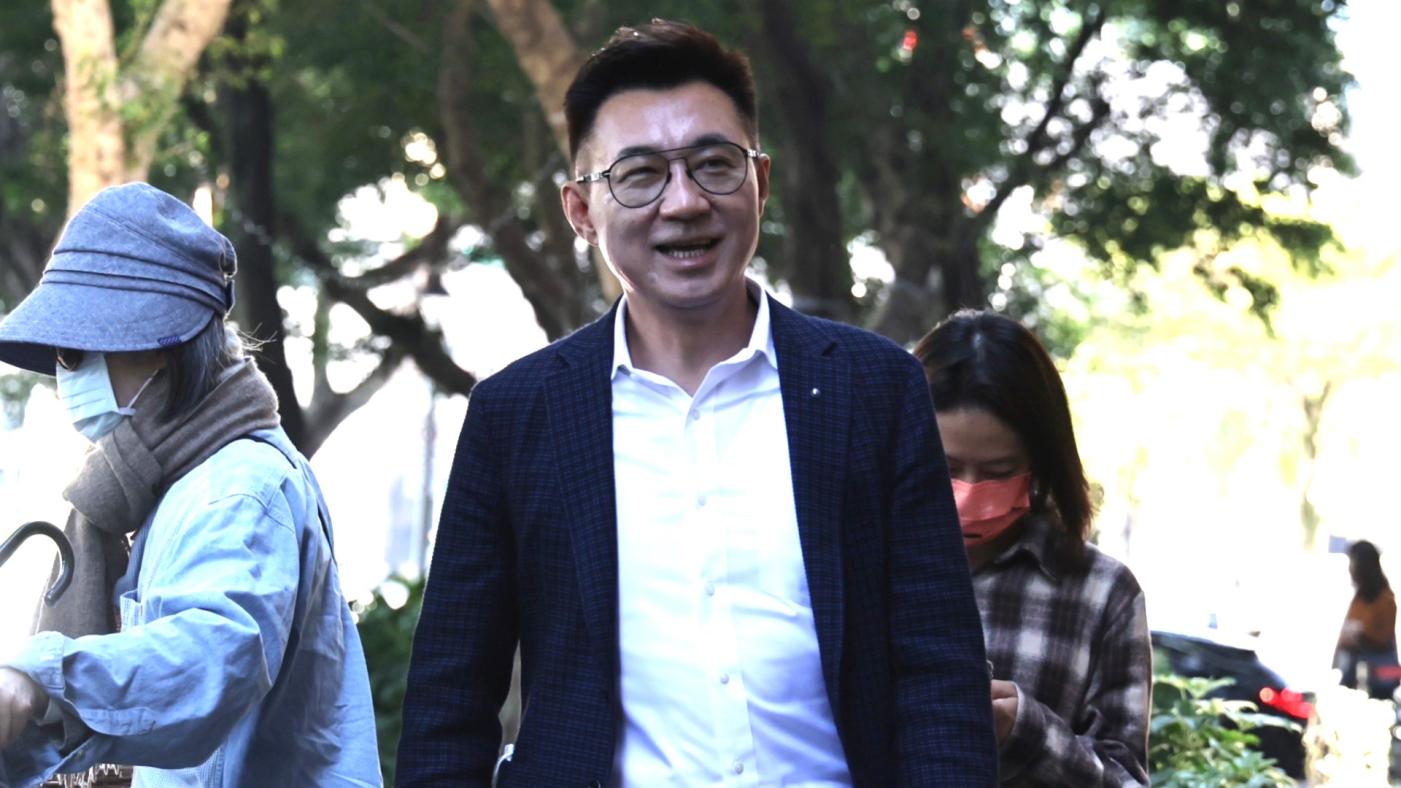 江啟臣19日表示，現在的重點是國會的事情。林啟弘攝