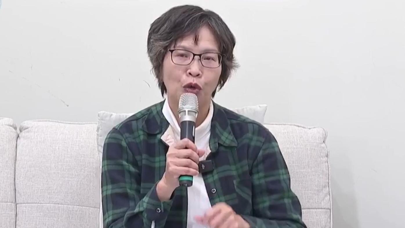 蔡壁如和凌濤在《大白話》合體，舉行新政治與未來議題發展座談。翻攝直播畫面