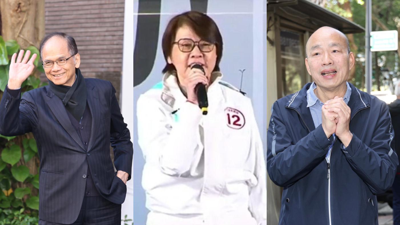 立法院長人選游錫堃、黃珊珊、韓國瑜。資料照片／林啟弘攝