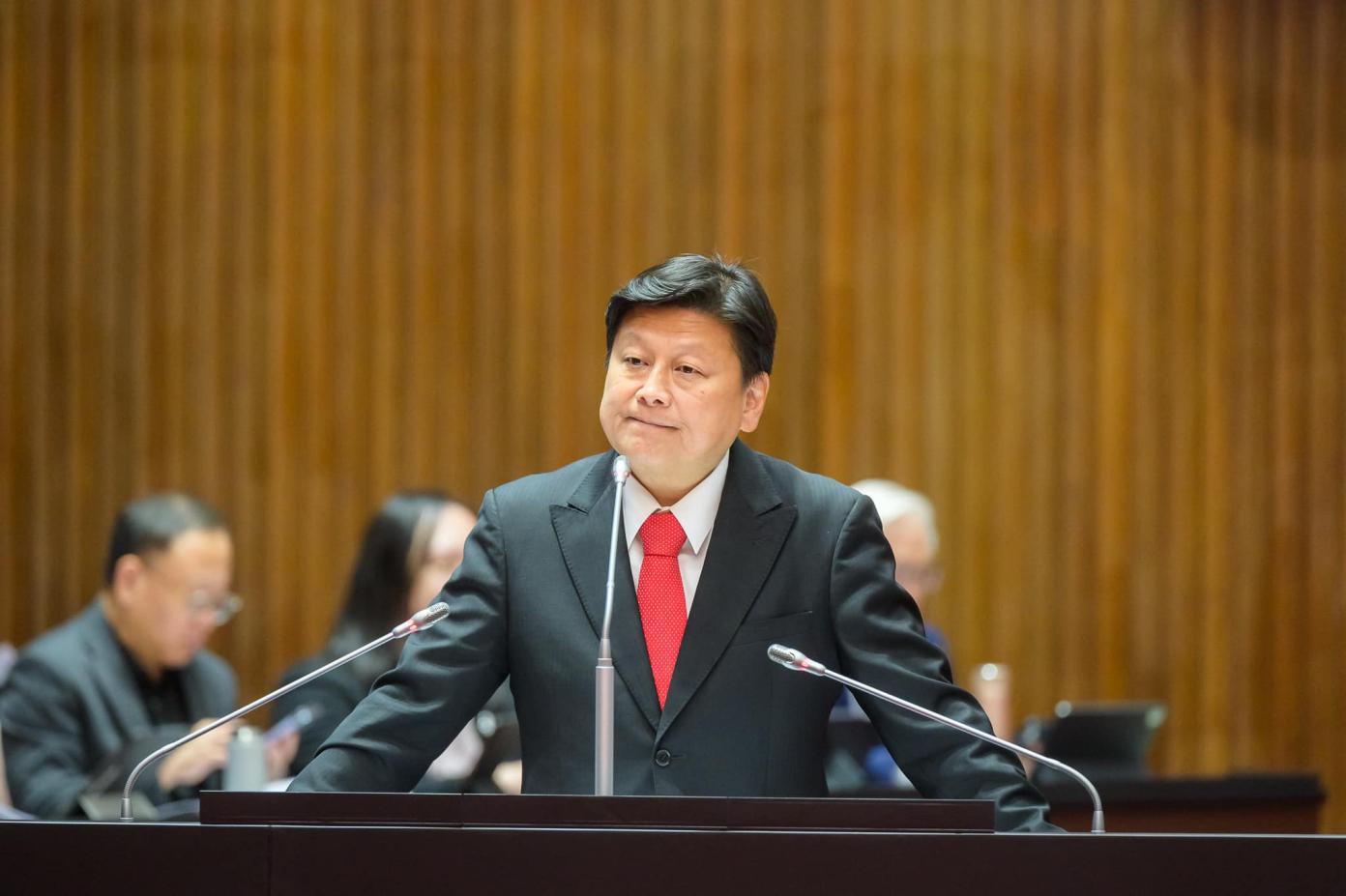 國民黨立院黨團總召傅崐萁曾稱，讓民進黨找不到人當部會首長。翻攝傅崐萁臉書