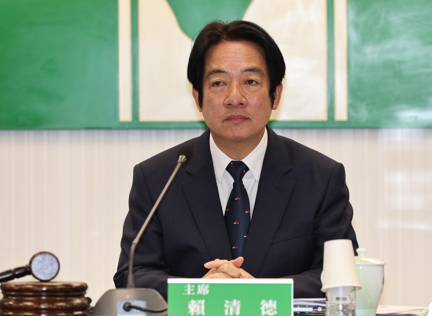 賴清德於中常會上，對金廈海域爭端升溫做出3點表態。資料照片／林啟弘攝