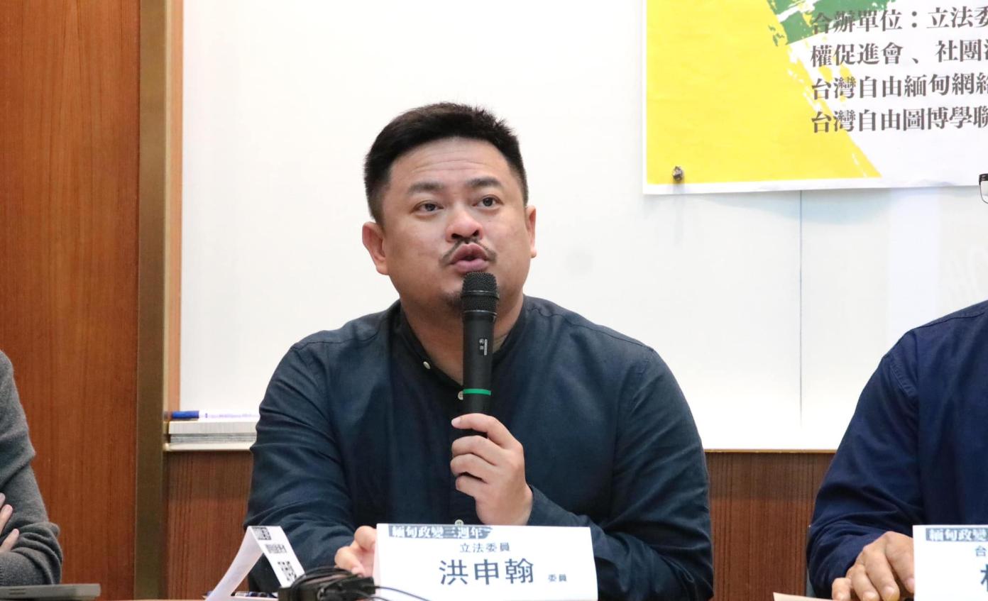 民進黨立委洪申翰。翻攝洪申翰臉書