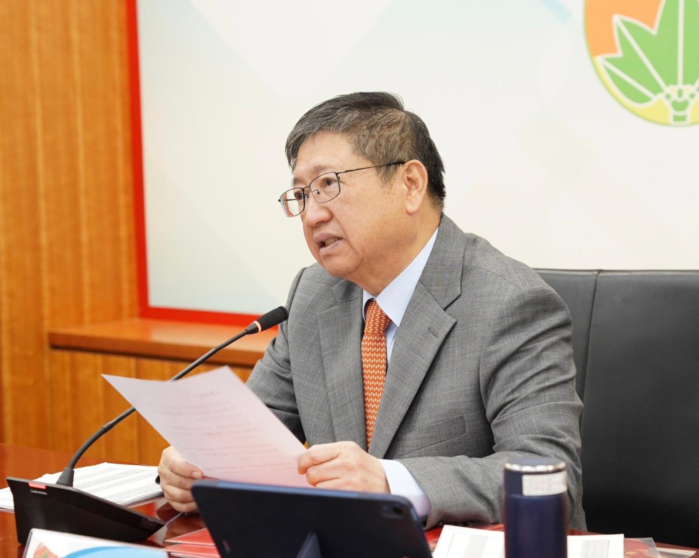 新竹縣長楊文科涉貪50萬元交保。翻攝楊文科臉書