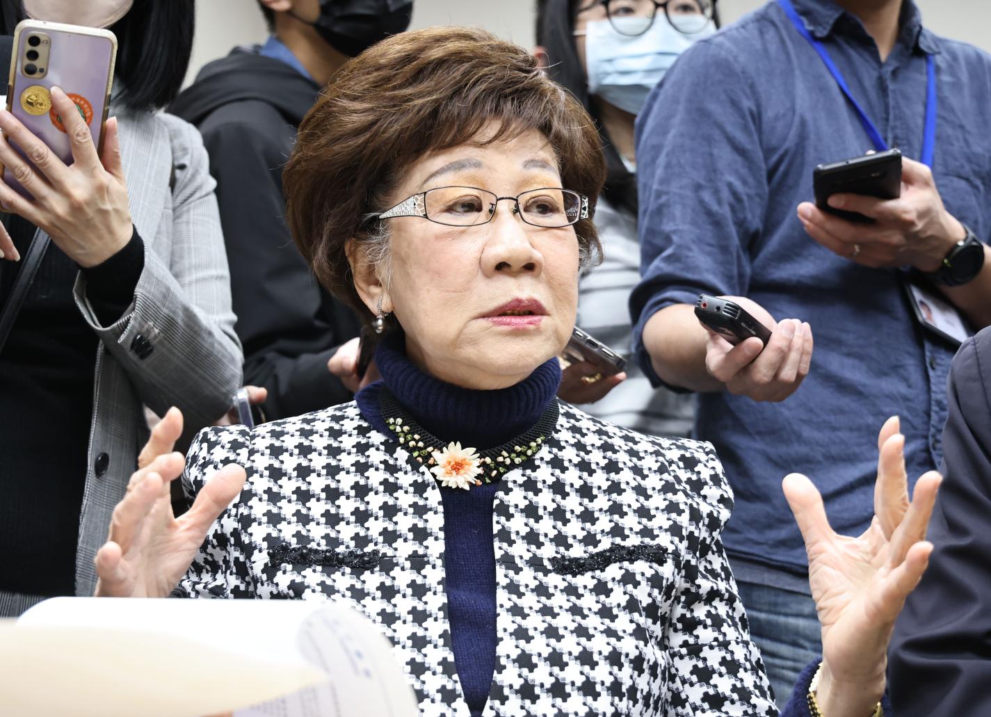 呂秀蓮自爆在蔡政府任內，許多媒體被告知「不能採訪我」。資料照片／林啟弘攝