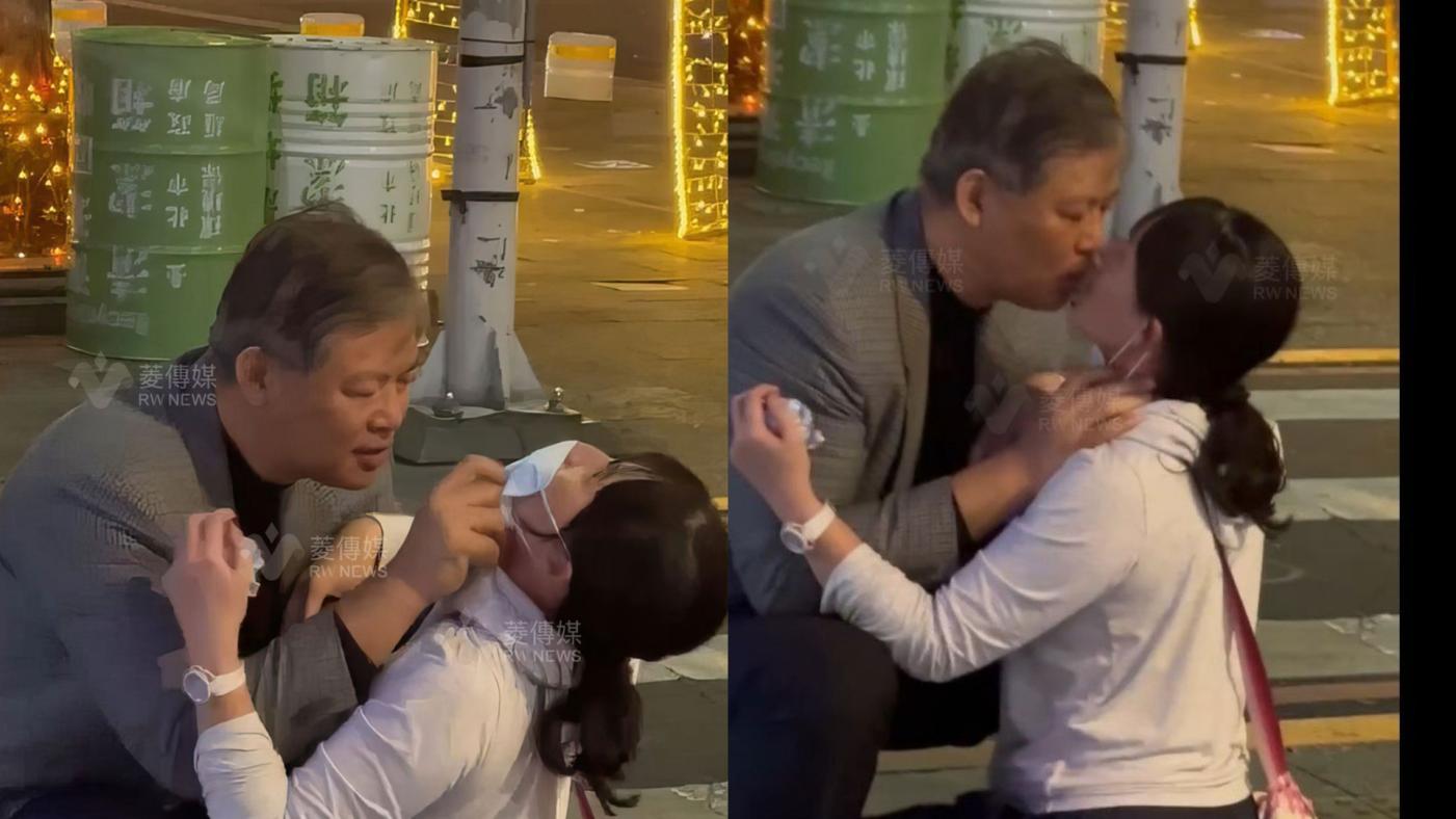 謝靜華酒後失態當街熱吻馬尾妹，遭記兩大過，並列為優先汰除人員。資料照片